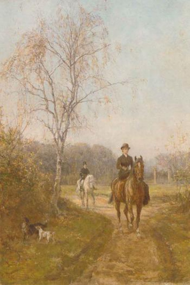 Morning ride by Heywood Hardy