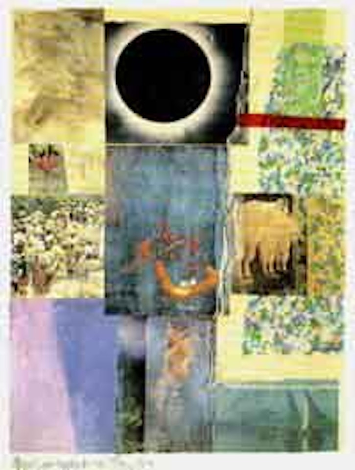 Eclipse of the sun by Robert Rauschenberg