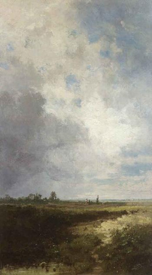 Extensive landscape in lower Bavaria by Carl Spitzweg
