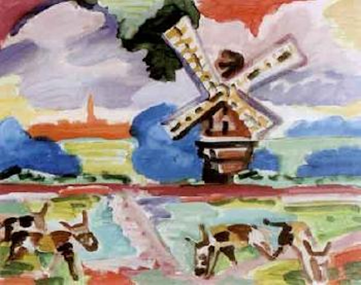 Paysage en Hollande by Charles Lapicque