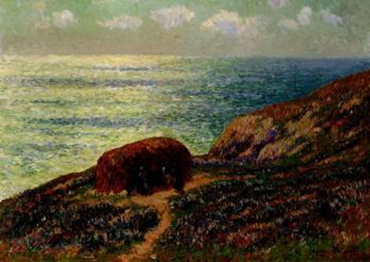 Ramasseuses de goemon a Moelan by Henry Moret