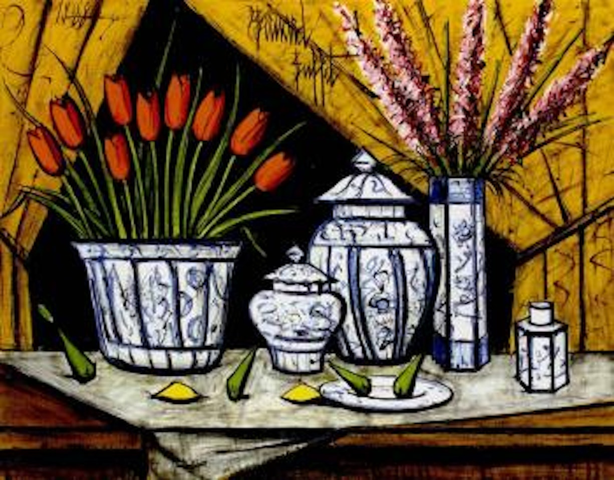 Tulipes et jacinthes by Bernard Buffet