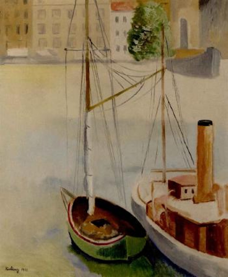 Port de Marseille by Moïse Kisling