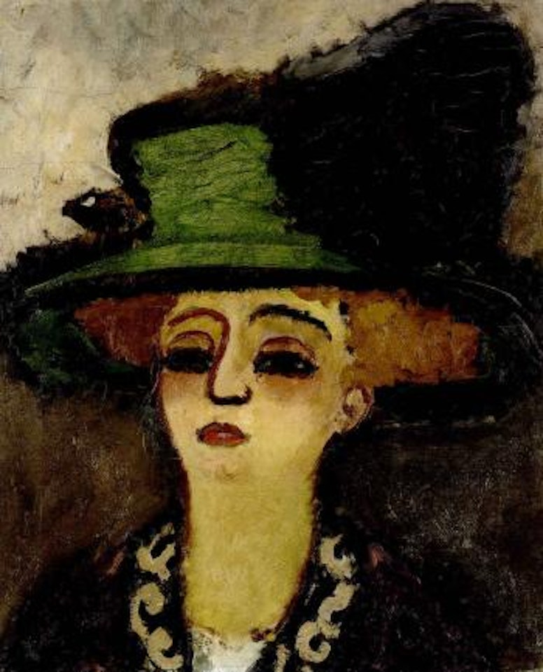 Dame au chapeau vert by Kees van Dongen