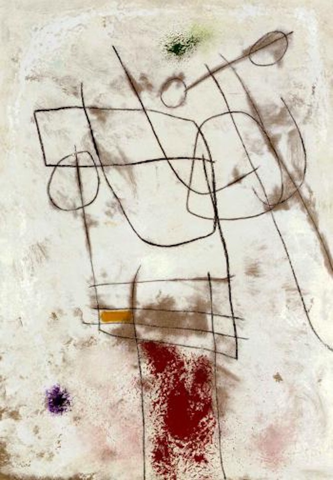 Personnage et oiseau by Joan Miró