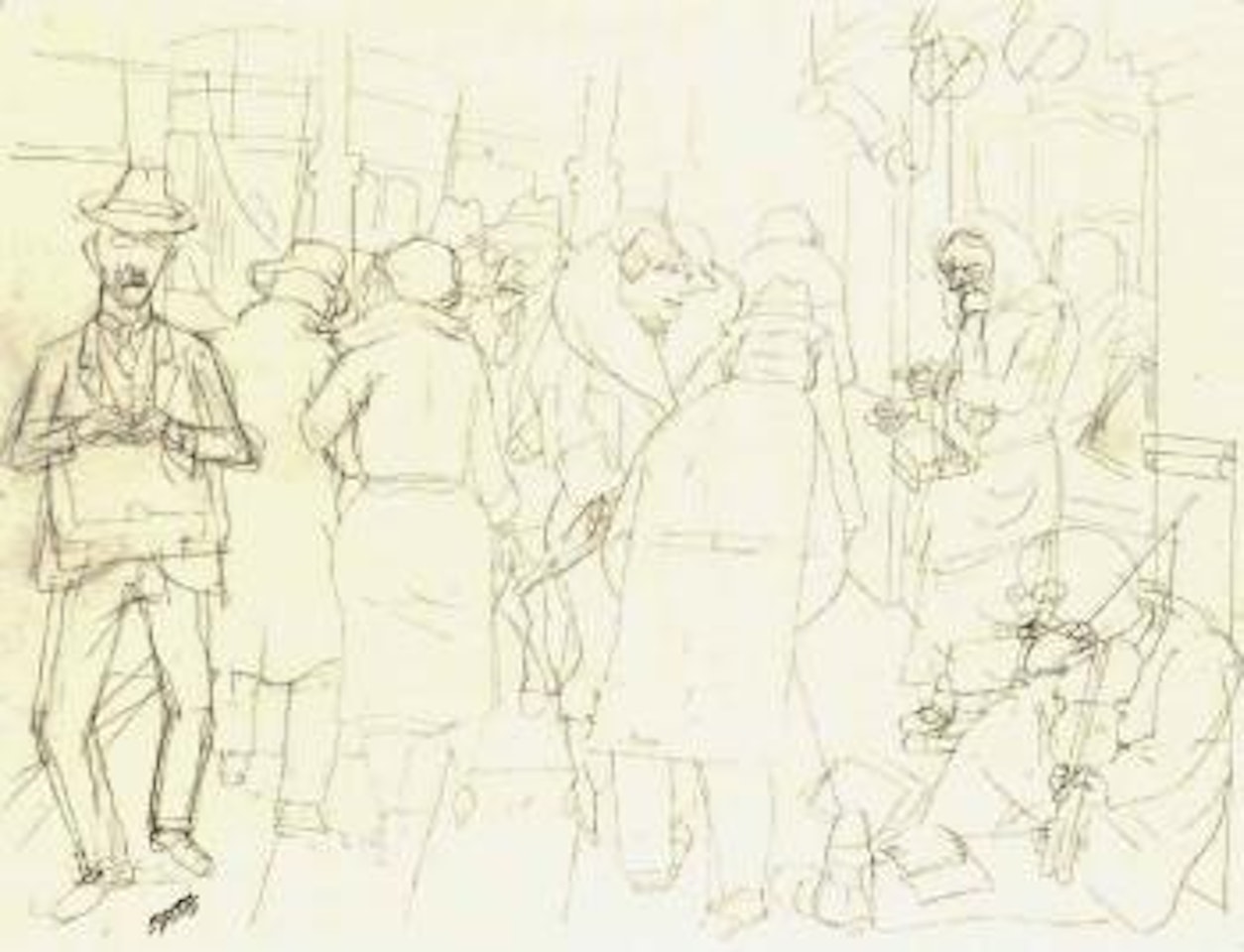 Street scene by George Grosz