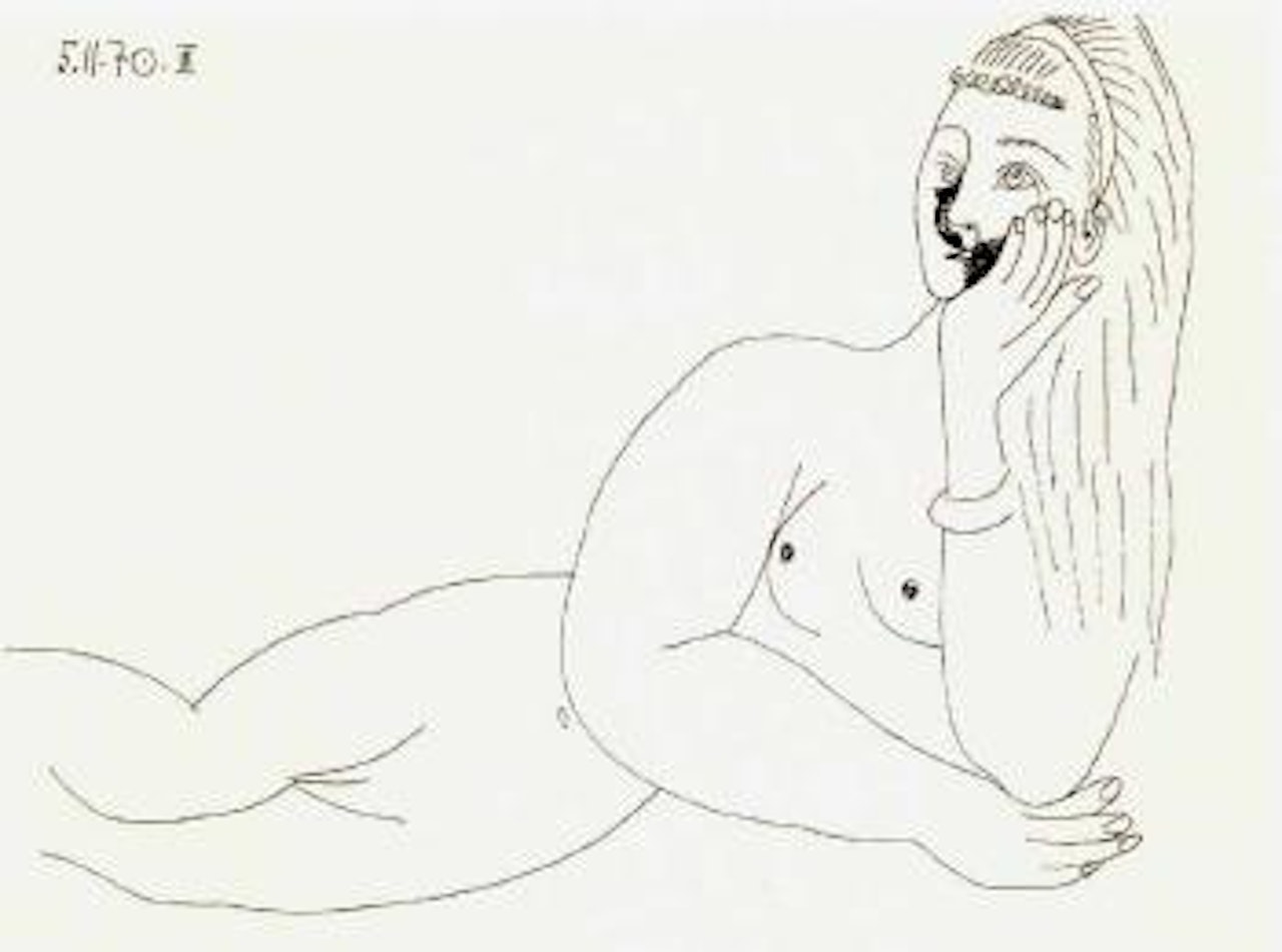 Nu accoude by Pablo Picasso