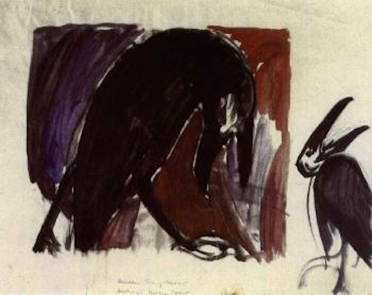 Black birds by Franz Marc