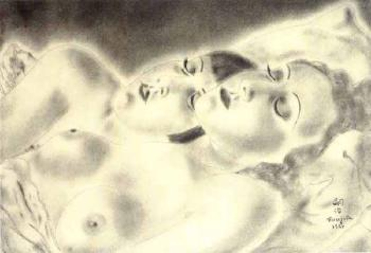 Deux amies by Leonard Tsuguharu Foujita