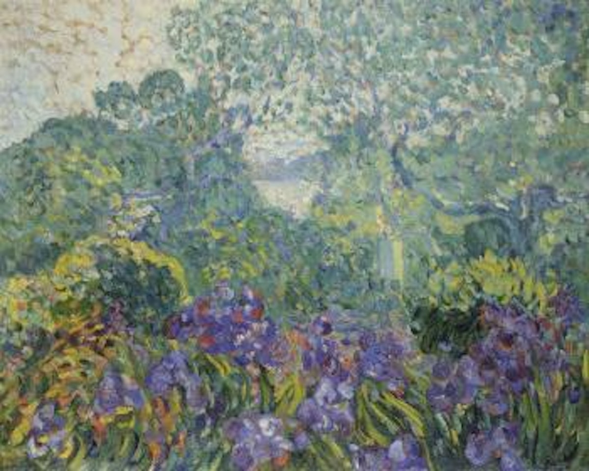 Paysage aux iris violets by Louis Valtat