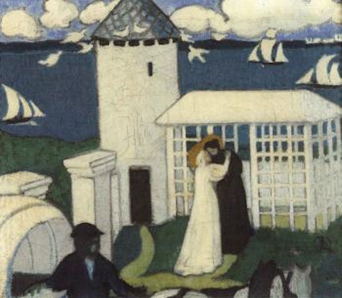 Visitation en bleu by Maurice Denis