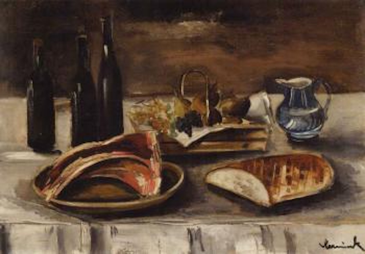 Nature morte a la cote de boeuf by Maurice de Vlaminck