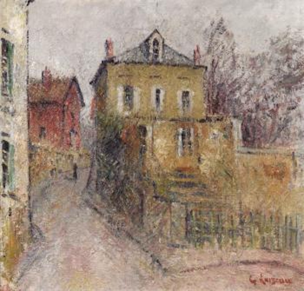 Rue de village by Gustave Loiseau
