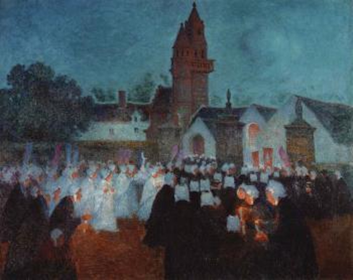 Procession a Henvic by Ferdinand du Puigaudeau