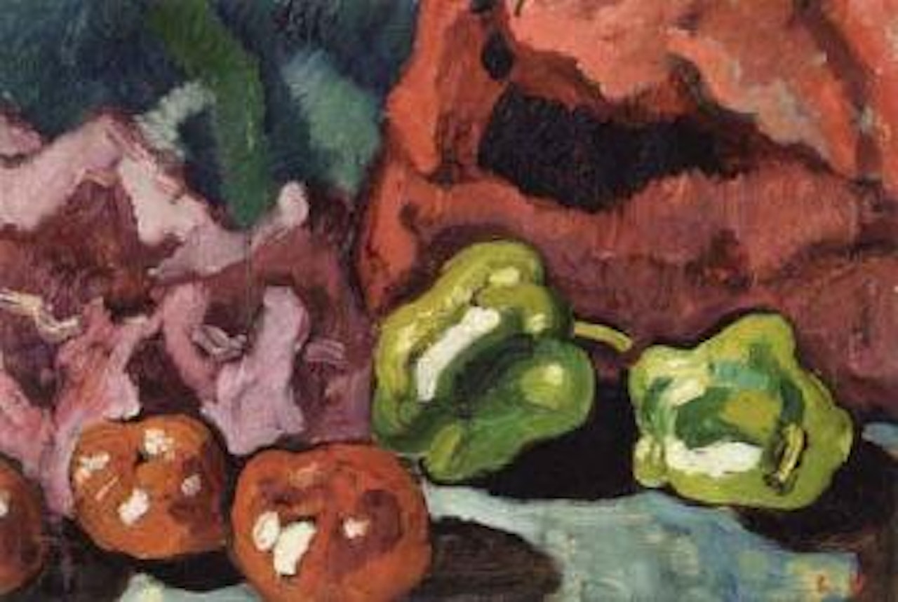 Deux poivrons et tomates by Louis Valtat