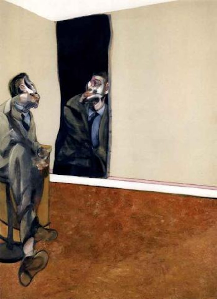 Portrait of George Dyer staring into a mirror by Francis Bacon