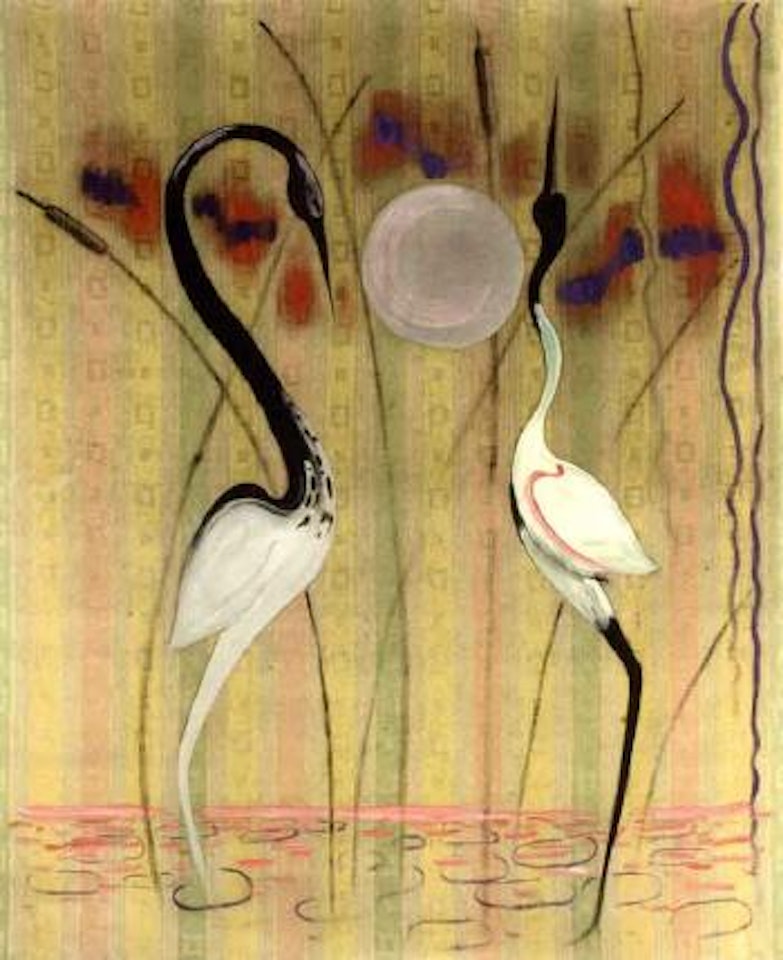 Reiherbild II by Sigmar Polke