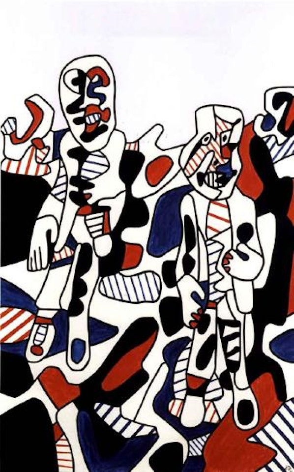 Cheminements en campagne by Jean Dubuffet