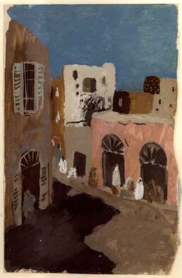 Street scene, Tunis by Pavel Tchelitchew
