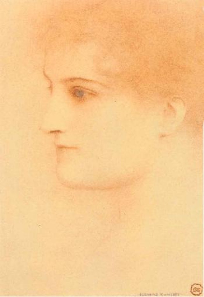 Etude de femme by Fernand Khnopff