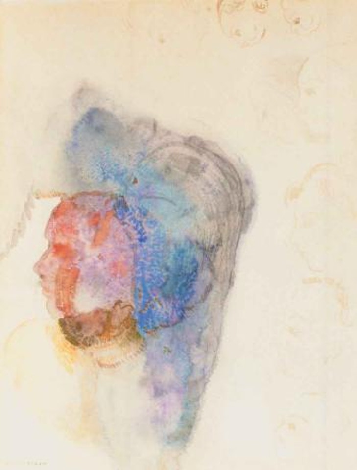 Etudes de tete by Odilon Redon