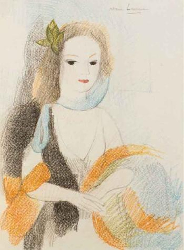 Portrait de jeune fille by Marie Laurencin