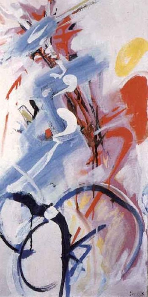 Abstraction lyrique, l'ephemere by Jean Degottex