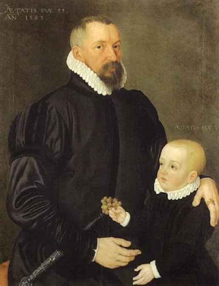 Portrait de Claude III de Chatre. Portrait de sa femme by German School