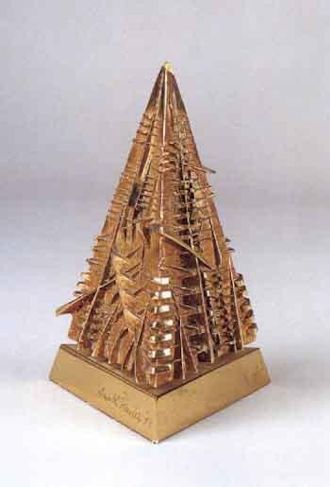 Pyramid by Arnaldo Pomodoro