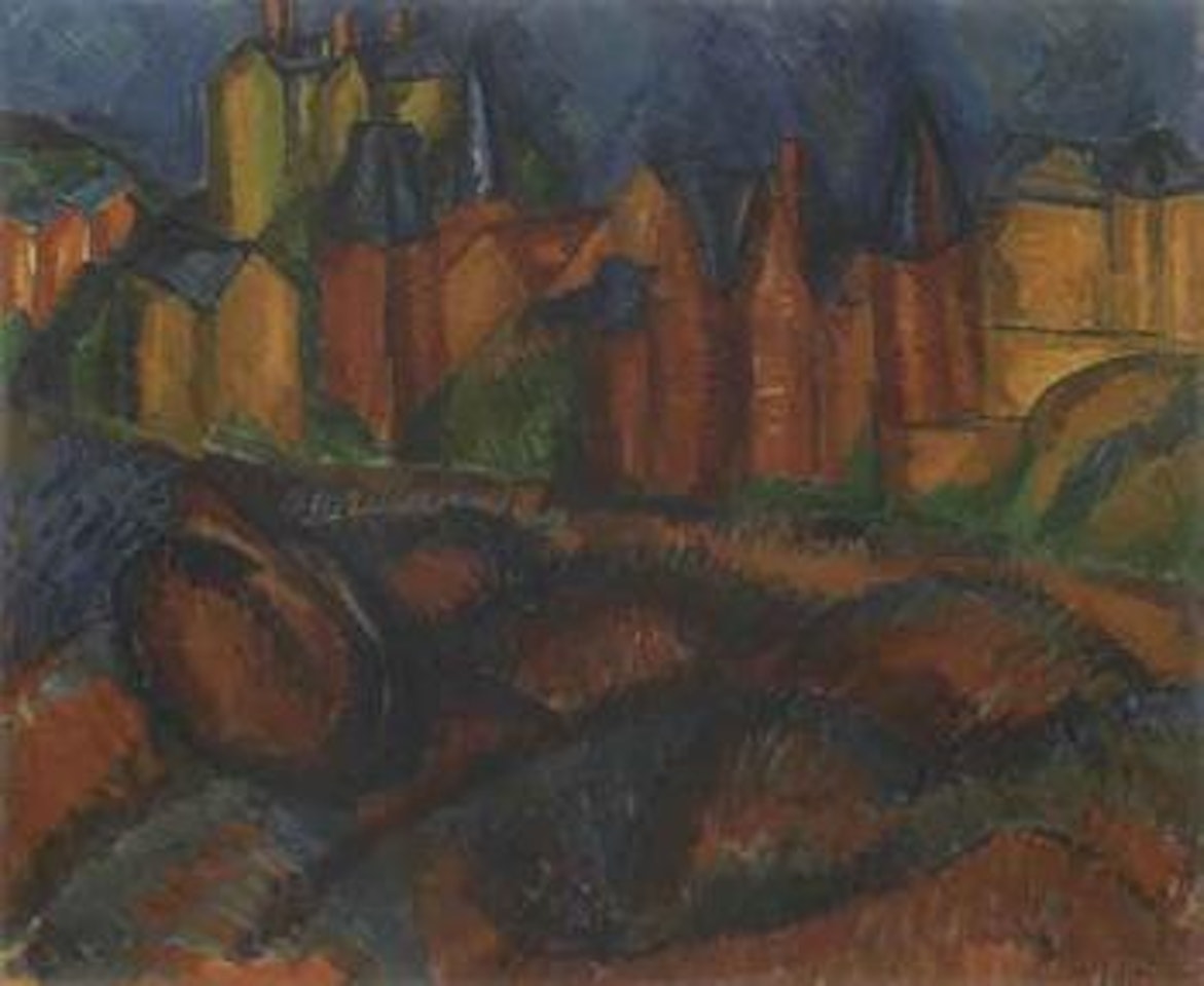 Sainte-Adresse, la plage by Raoul Dufy