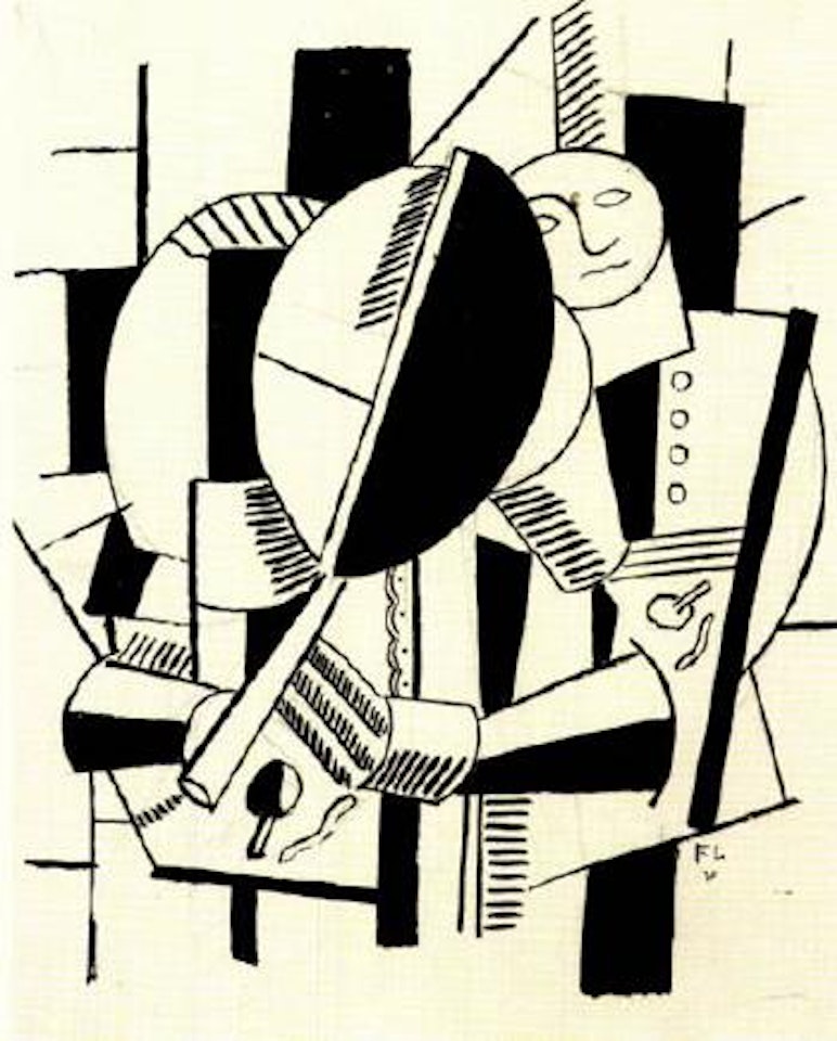 Femme au miroir by Fernand Leger