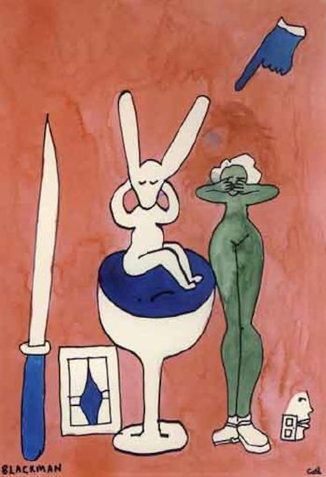 Hear no evil by Charles Blackman
