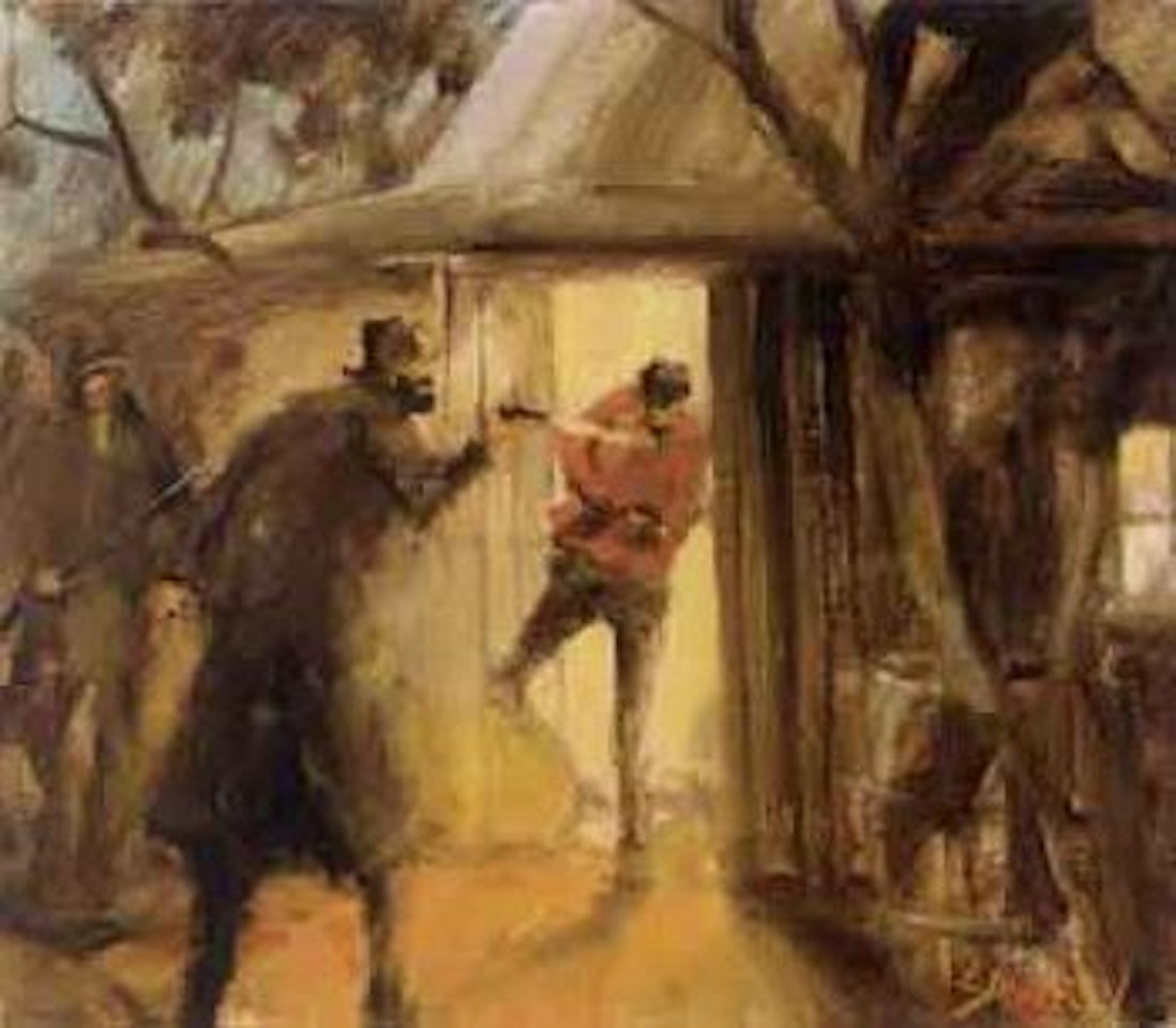 The shooting of Sherritt by Hugh Sawrey