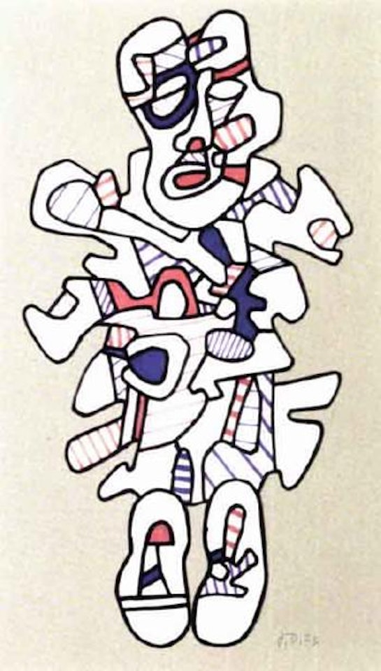 Personnage by Jean Dubuffet