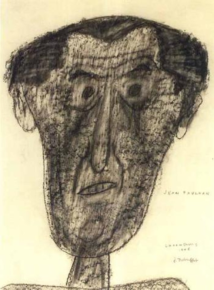 Portrait de Jean Paulhan, Luxembourg by Jean Dubuffet