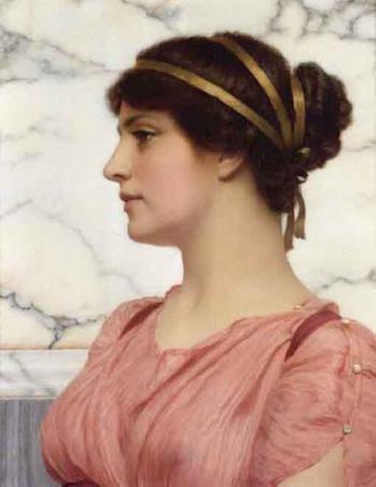 Roman beauty by JOHN WILLIAM GODWARD, R.B.A.