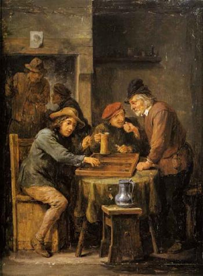 Partie de jacquet by David Teniers II