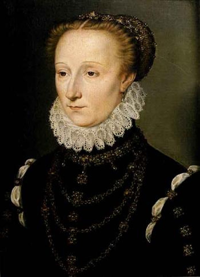 Portrait of Madame Leclerc du Tremblay by Attributed to Francois Clouet