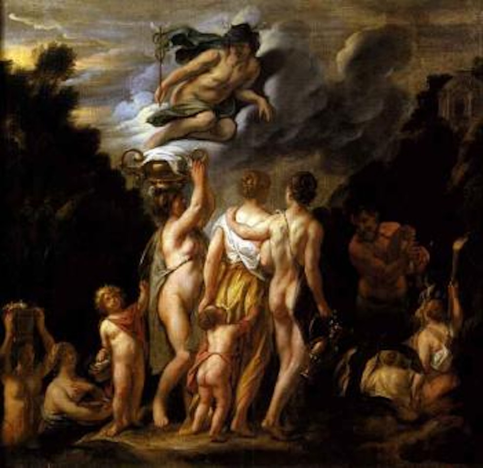 Mercure decouvrant Herse et ses compagnons by Jacob Jordaens