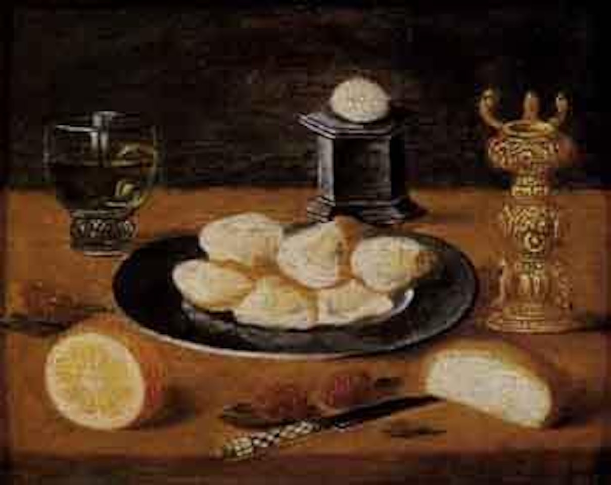 Still life with oysters by Jan Van Kessel The Elder