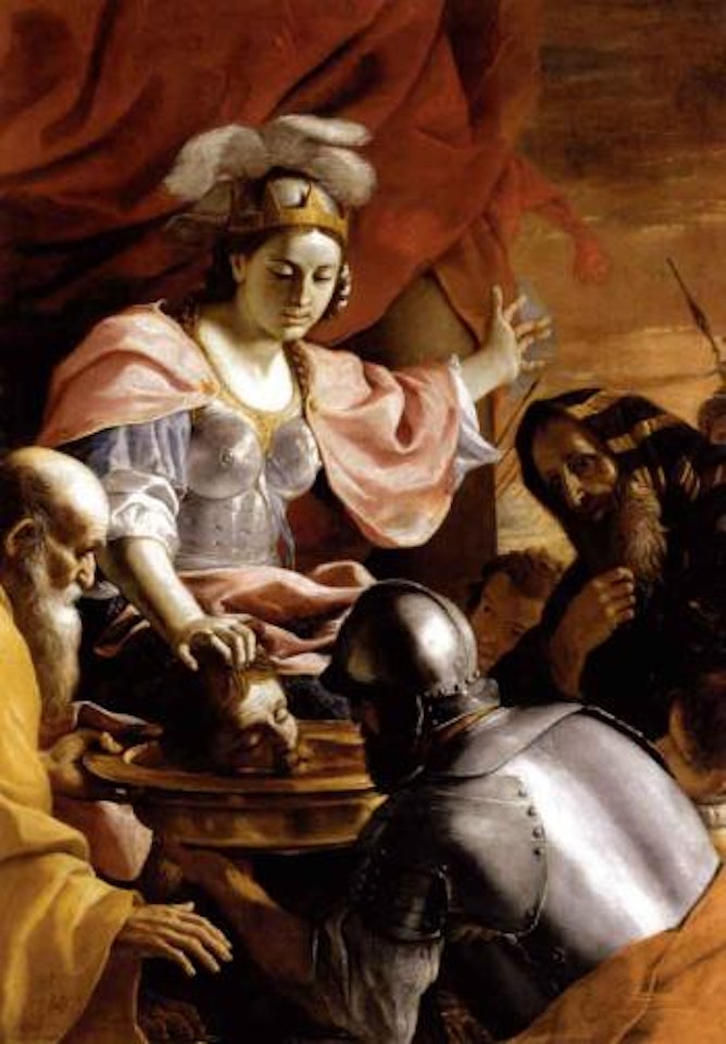 Queen Tomyris receiving the head of Cyrus by Mattia Preti