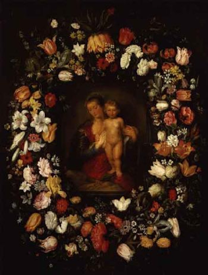 Garland of flowers by Jan Brueghel the Younger