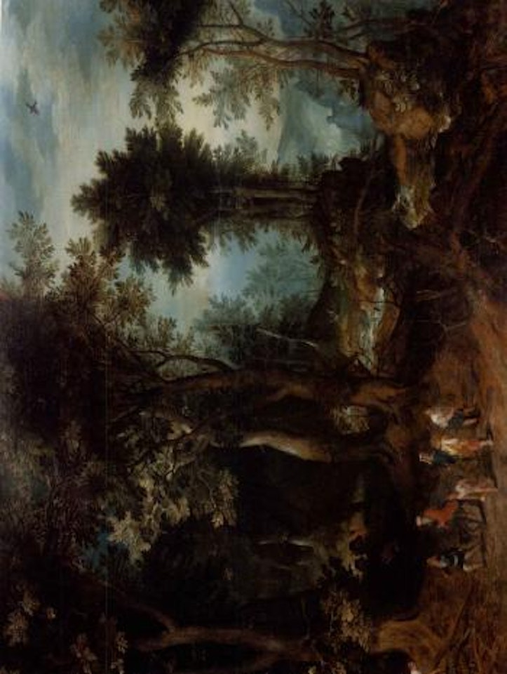 Wooded landscape with Abraham and Isaac by Jan Brueghel the Younger