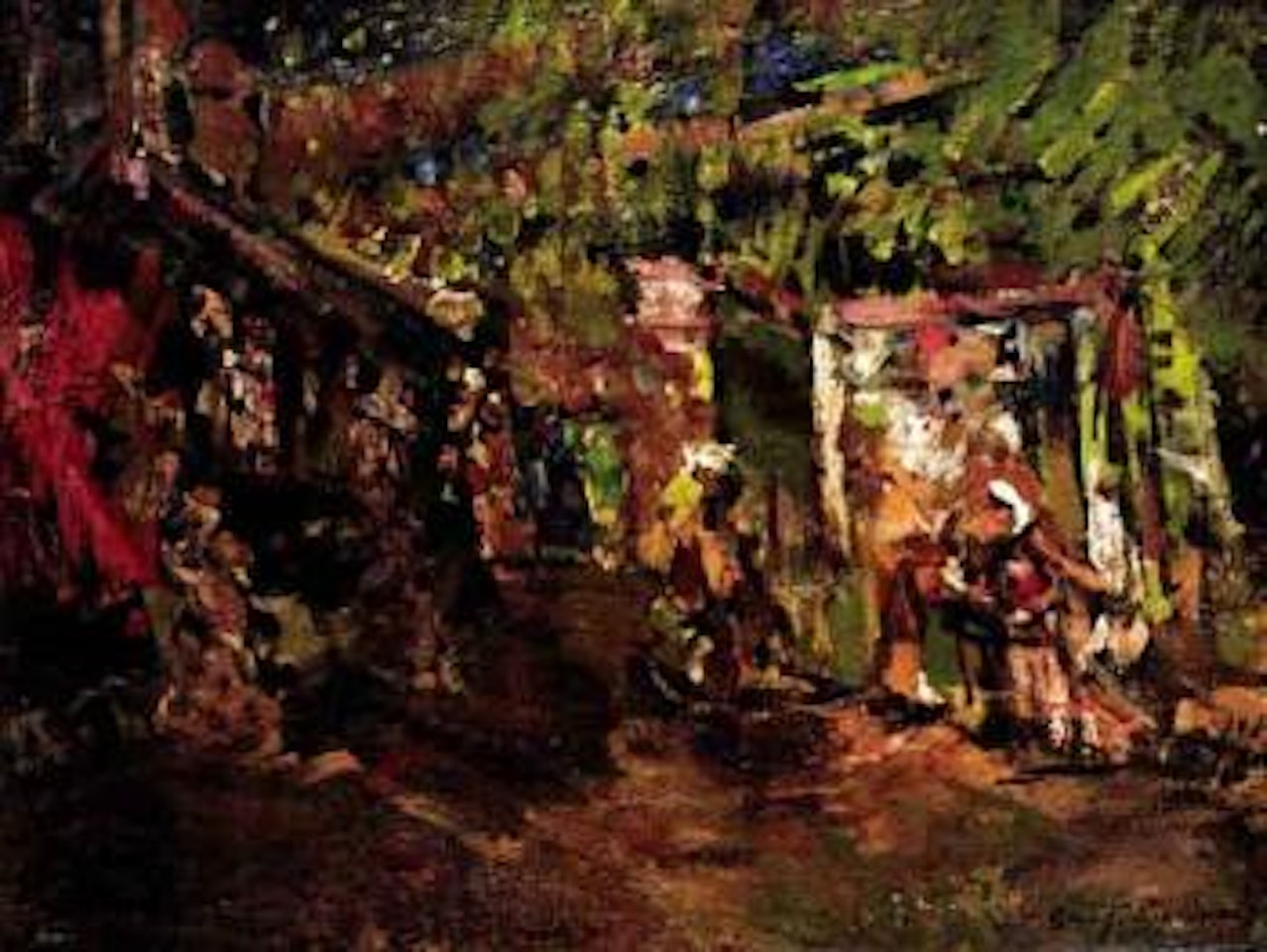 Set design by Konstantin Alekseevich Korovin