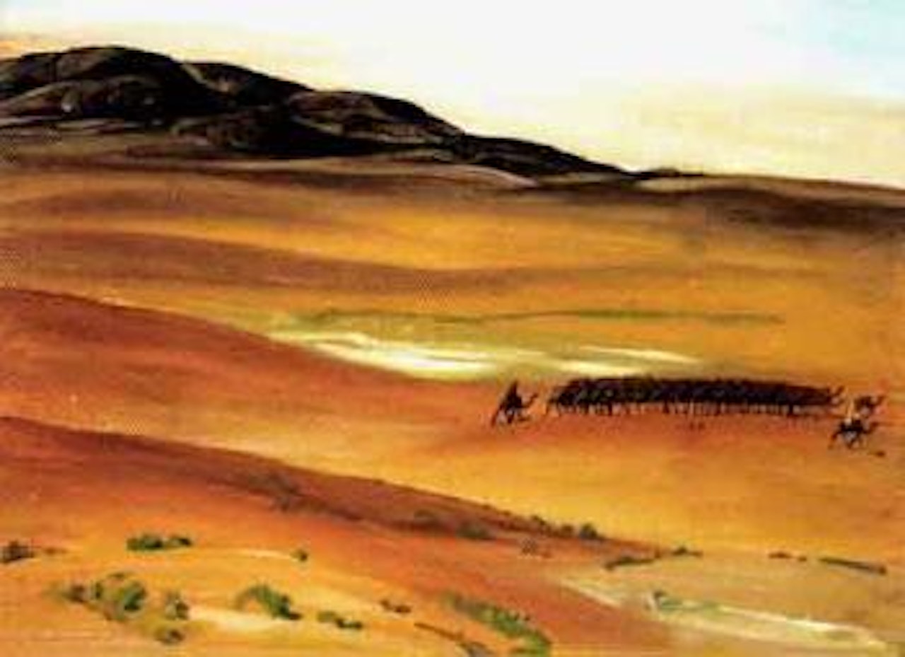 Caravan in the Sahara by Alexander Evgenievich Yakovlev