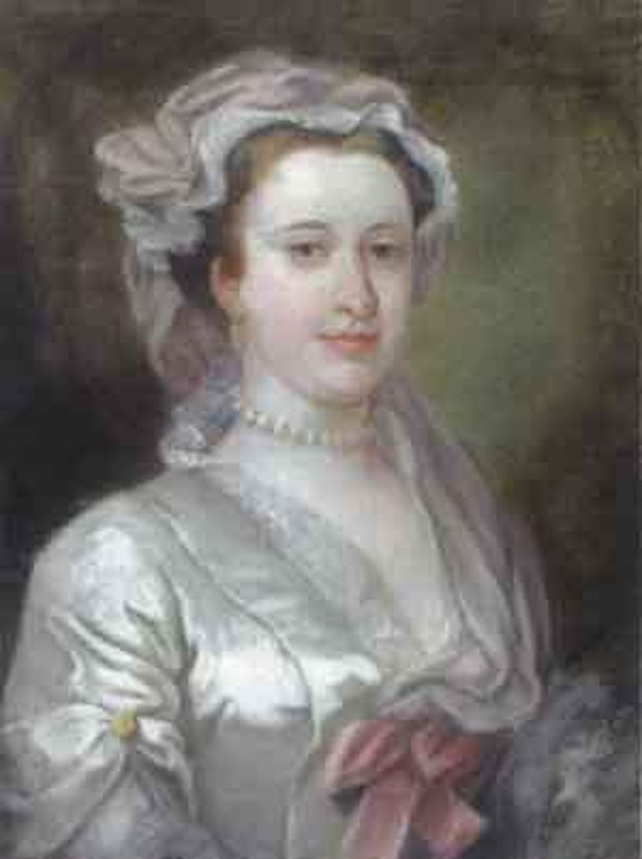 Portrait of a lady in a bonnet by William Hoare of Bath