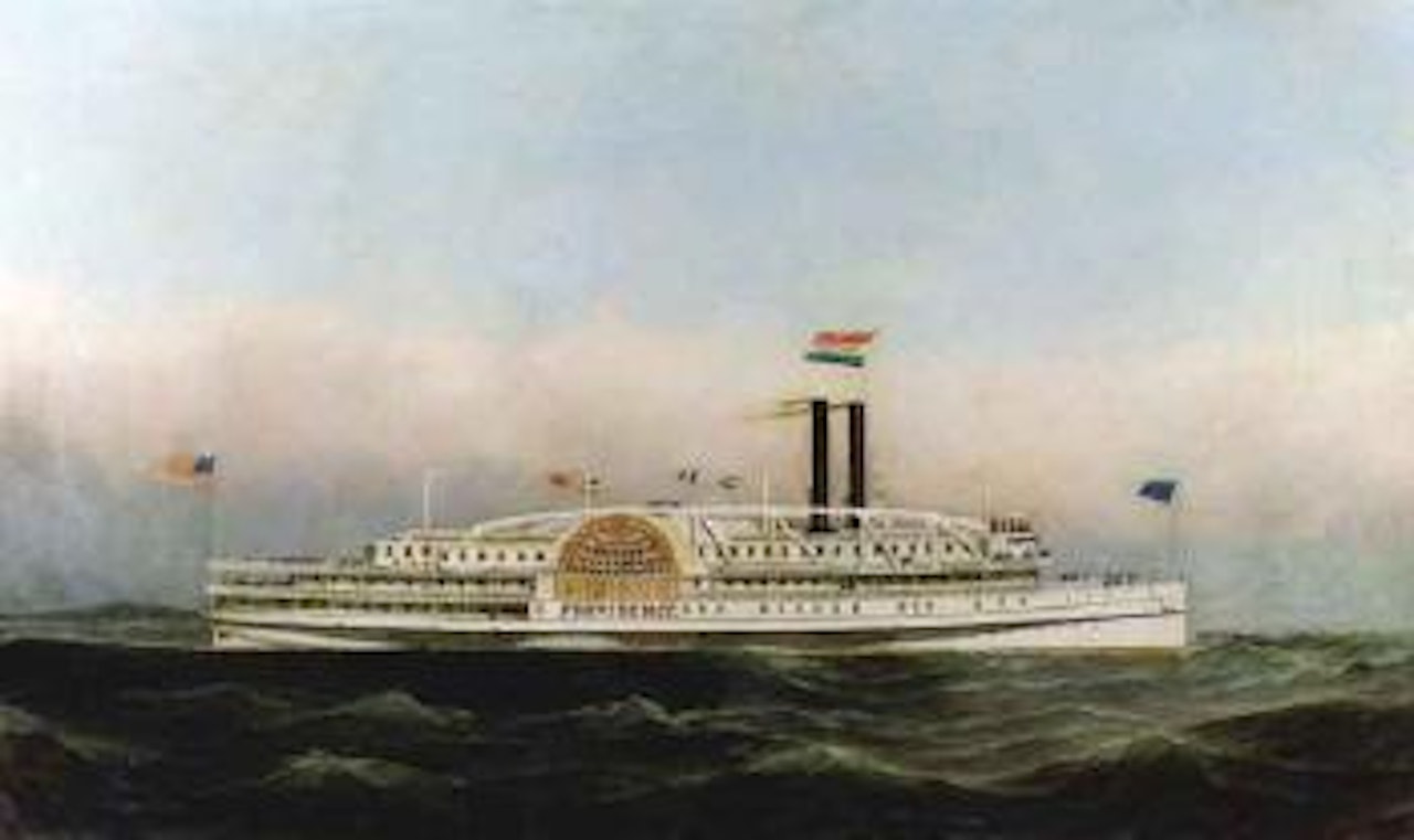 Portrait of the excursion streamer Providence by Antonio Jacobsen