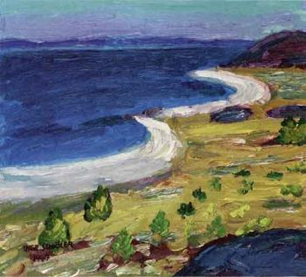Coastal landscape, Sandviken, Koster by Inge Schiöler