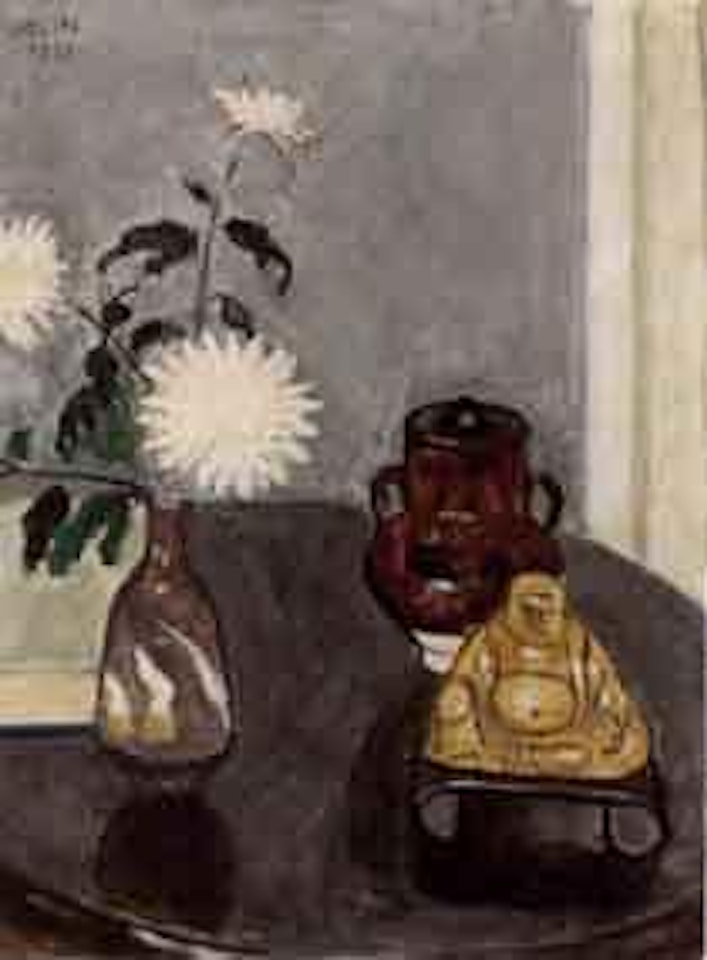 Still life of flowers in vase by Einar Jolin