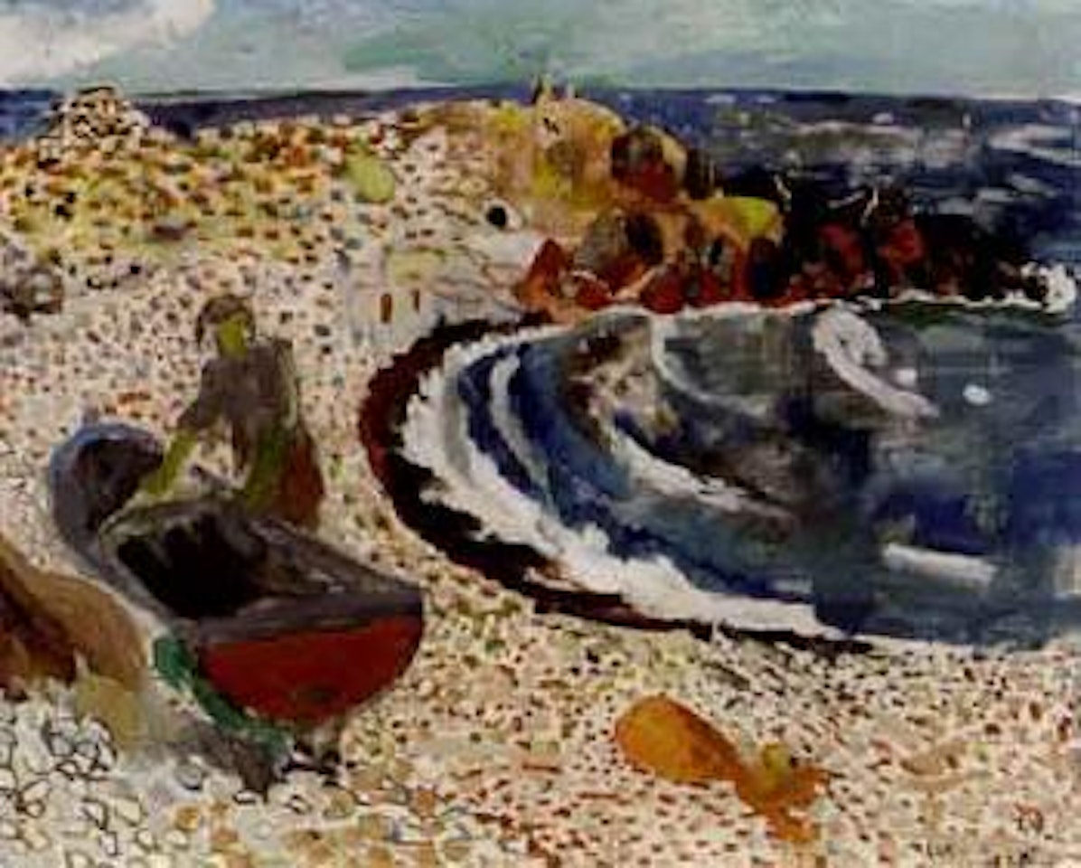 Beached boat by Sven Erixson